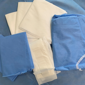 Kit de entrega de embalagem descartável para uso hospitalar