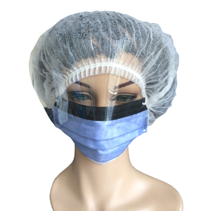 Máscara facial dental descartável com escudo não tecido máscaras faciais antiembaçantes